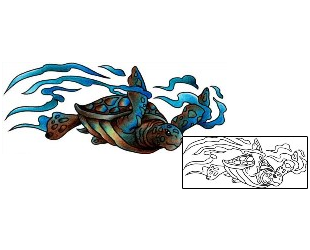 Sea Creature Tattoo Marine Life tattoo | AAF-03064