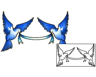 Bird Tattoo Religious & Spiritual tattoo | AAF-03178