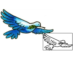 Bird Tattoo Religious & Spiritual tattoo | AAF-03179