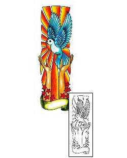Bird Tattoo Religious & Spiritual tattoo | AAF-03186
