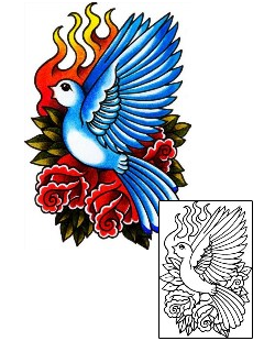Bird Tattoo Religious & Spiritual tattoo | AAF-03200