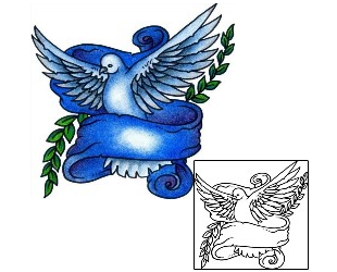 Bird Tattoo Religious & Spiritual tattoo | AAF-03234