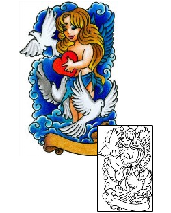 Banner Tattoo Religious & Spiritual tattoo | AAF-03238