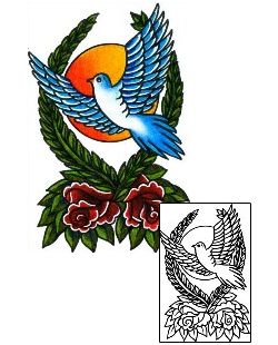 Bird Tattoo Religious & Spiritual tattoo | AAF-03253