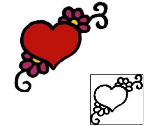 Heart Tattoo For Women tattoo | AAF-03403