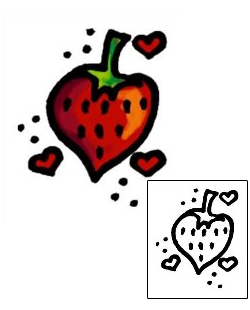 Strawberry Tattoo For Women tattoo | AAF-03432