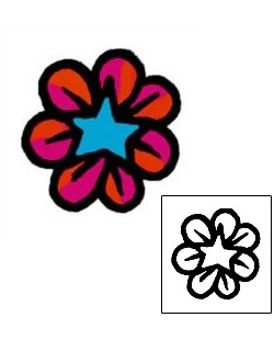 Flower Tattoo Plant Life tattoo | AAF-03479