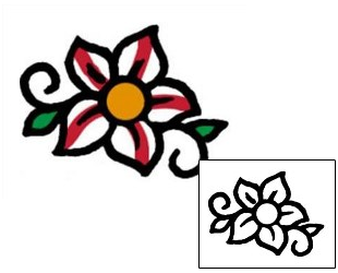 Flower Tattoo Plant Life tattoo | AAF-03531