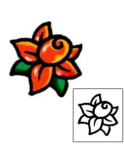 Flower Tattoo Plant Life tattoo | AAF-03562
