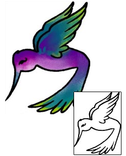 Hummingbird Tattoo For Women tattoo | AAF-03673