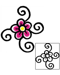 Flower Tattoo Plant Life tattoo | AAF-03683