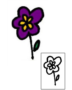 Flower Tattoo Plant Life tattoo | AAF-04030