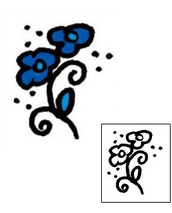 Flower Tattoo Plant Life tattoo | AAF-04038