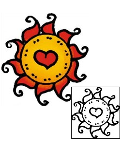 Sun Tattoo For Women tattoo | AAF-04050