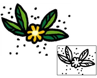 Flower Tattoo Plant Life tattoo | AAF-04078