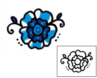 Flower Tattoo Plant Life tattoo | AAF-04120