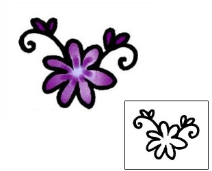Flower Tattoo Plant Life tattoo | AAF-04130