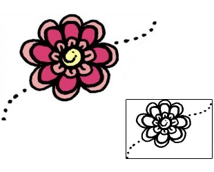 Flower Tattoo Plant Life tattoo | AAF-04159