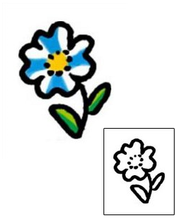 Flower Tattoo Plant Life tattoo | AAF-04174