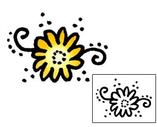 Flower Tattoo Plant Life tattoo | AAF-04204
