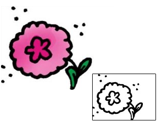Flower Tattoo Plant Life tattoo | AAF-04206
