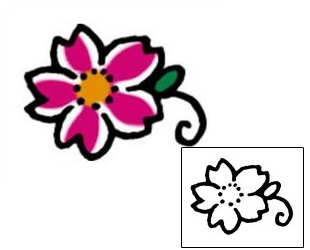 Flower Tattoo Plant Life tattoo | AAF-04232
