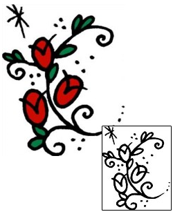 Flower Tattoo Plant Life tattoo | AAF-04248