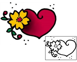 Heart Tattoo For Women tattoo | AAF-04256