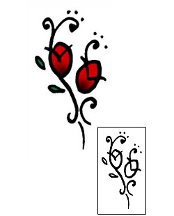 Flower Tattoo Plant Life tattoo | AAF-04281