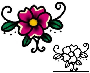 Flower Tattoo Plant Life tattoo | AAF-04293