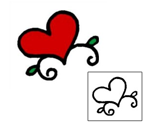 Heart Tattoo For Women tattoo | AAF-04305
