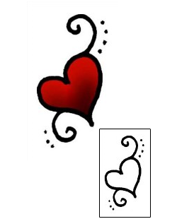 Heart Tattoo For Women tattoo | AAF-04328