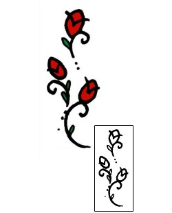 Flower Tattoo Plant Life tattoo | AAF-04331