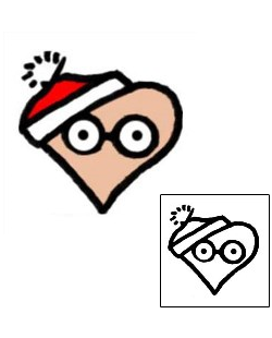 Picture of Waldo Heart Tattoo