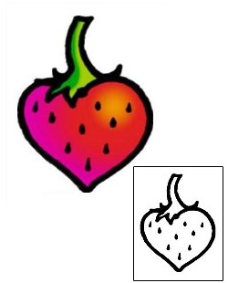 Strawberry Tattoo For Women tattoo | AAF-05137