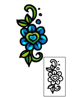 Flower Tattoo Plant Life tattoo | AAF-05177