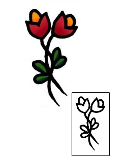 Flower Tattoo Plant Life tattoo | AAF-05202