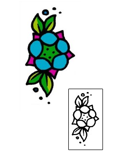 Flower Tattoo Plant Life tattoo | AAF-05218