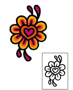 Flower Tattoo Plant Life tattoo | AAF-05232