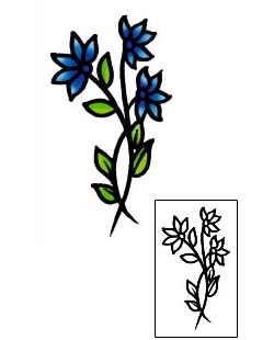 Flower Tattoo Plant Life tattoo | AAF-05293