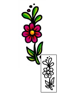Flower Tattoo Plant Life tattoo | AAF-05296