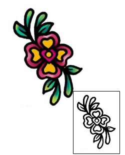 Flower Tattoo Plant Life tattoo | AAF-05299