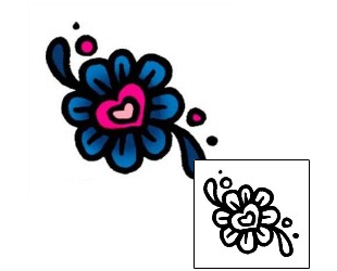 Flower Tattoo Plant Life tattoo | AAF-05307
