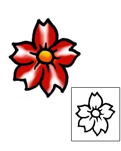 Flower Tattoo Plant Life tattoo | AAF-05320