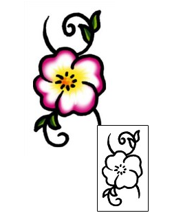 Flower Tattoo Plant Life tattoo | AAF-05328