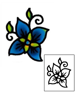 Flower Tattoo Plant Life tattoo | AAF-05333
