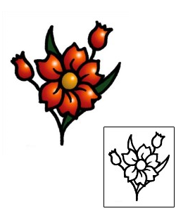 Flower Tattoo Plant Life tattoo | AAF-05378