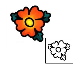 Flower Tattoo Plant Life tattoo | AAF-05382