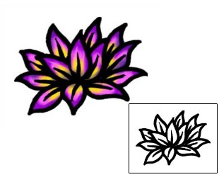 Flower Tattoo Plant Life tattoo | AAF-05385