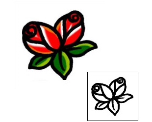Flower Tattoo Plant Life tattoo | AAF-05392
